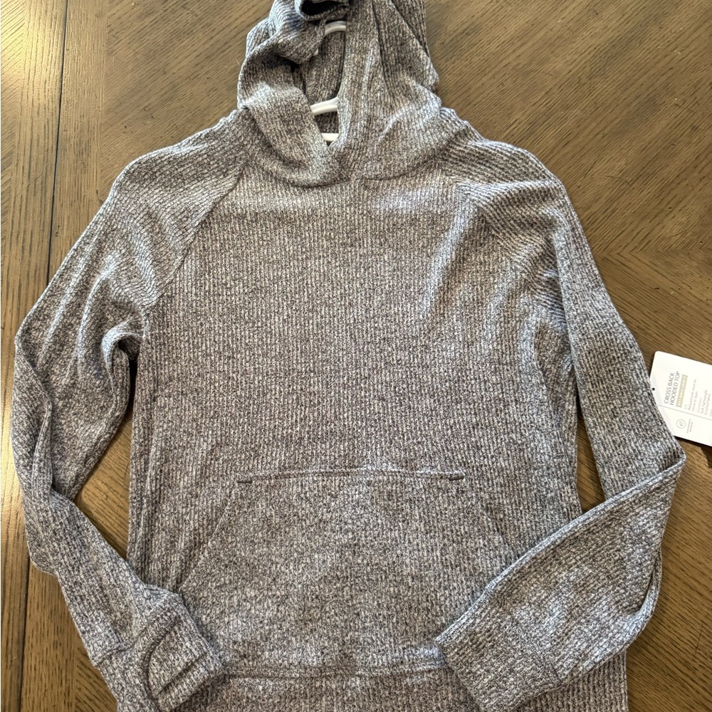 Athleta Heather Gray Girls Hoodie Sweater